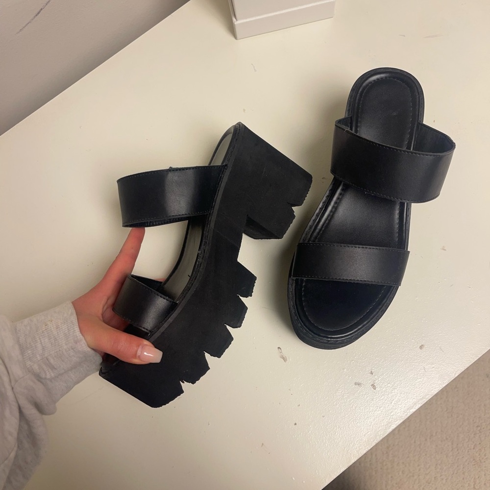 Brand new, never worn, ASOS platform shoes